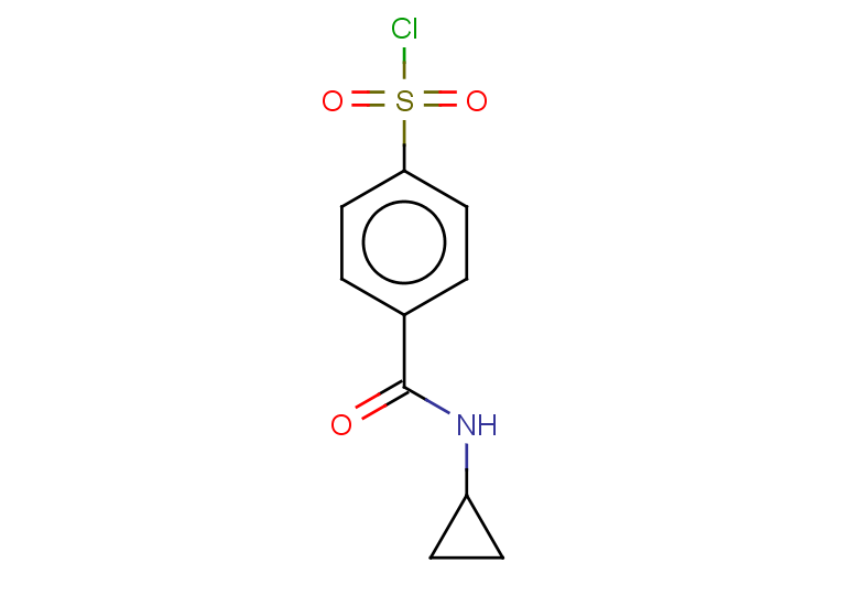 4-(cyclopropylcarbamoyl)benzene-1-sulfonyl chloride