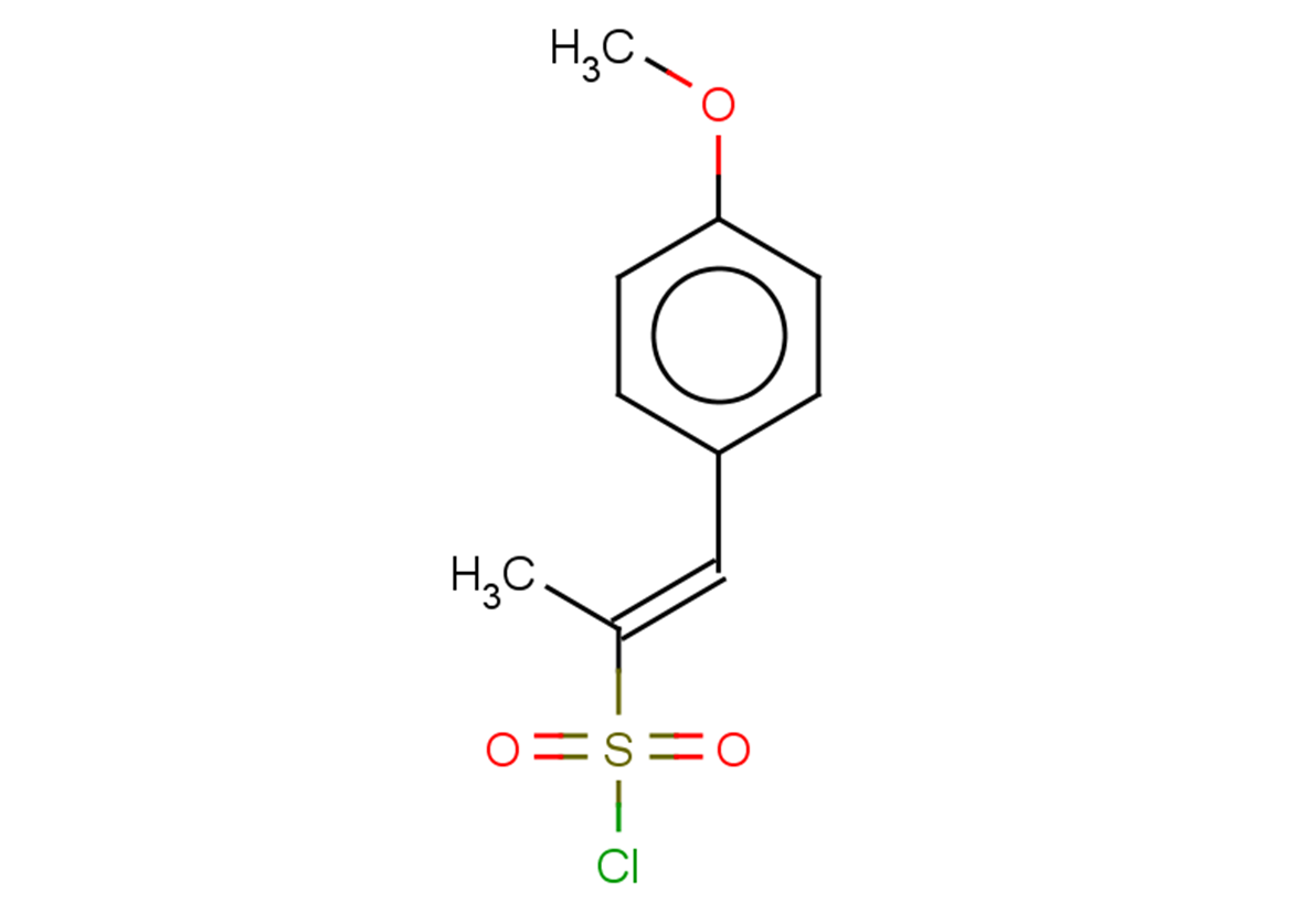 (1E)-1-(4-methoxyphenyl)prop-1-ene-2-sulfonyl chloride