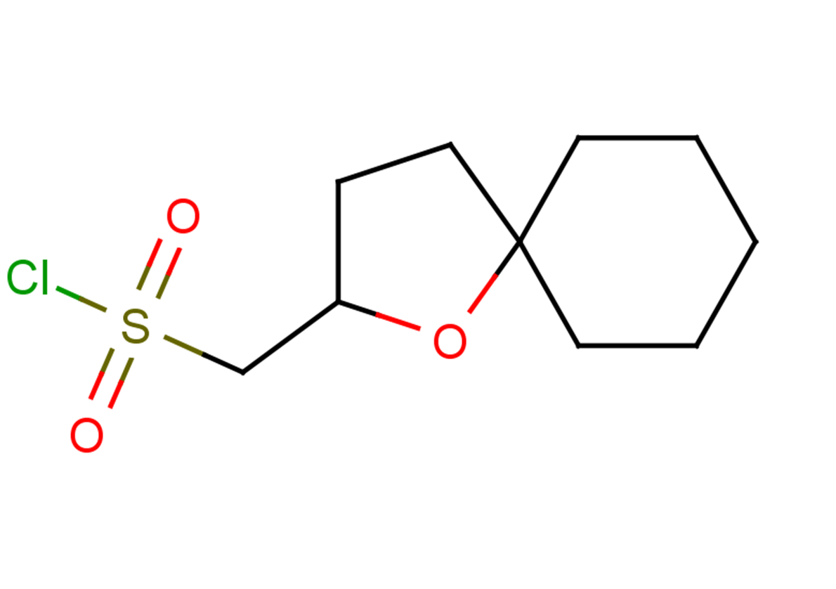 {1-oxaspiro[4.5]decan-2-yl}methanesulfonyl chloride