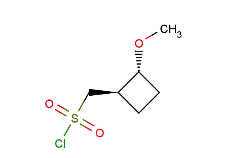 rac-[(1R,2R)-2-methoxycyclobutyl]methanesulfonyl chloride, trans