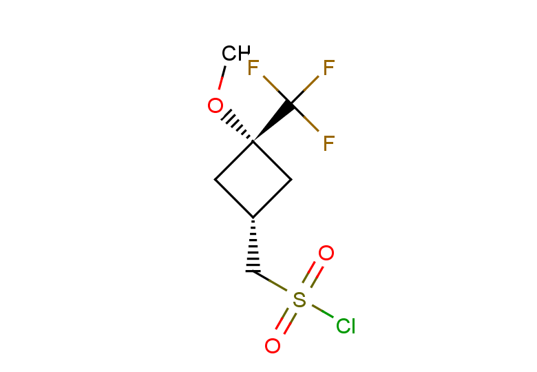[(1s,3s)-3-methoxy-3-(trifluoromethyl)cyclobutyl]methanesulfonyl chloride, trans