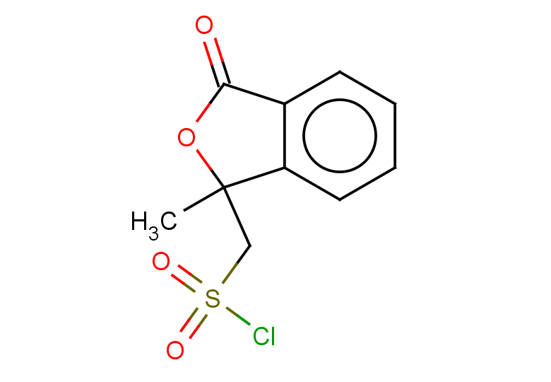 (1-methyl-3-oxo-1,3-dihydro-2-benzofuran-1-yl)methanesulfonyl chloride