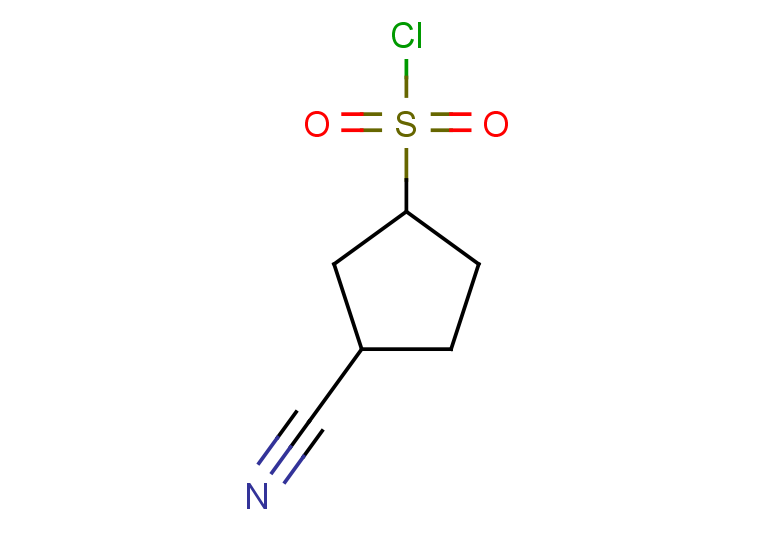 3-cyanocyclopentane-1-sulfonyl chloride