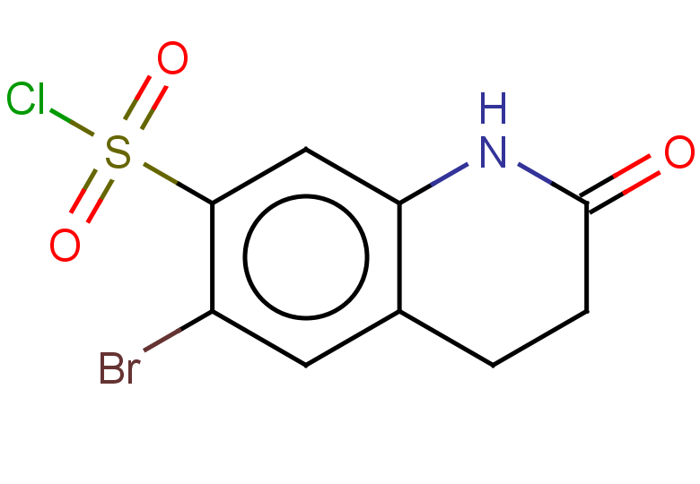 6-bromo-2-oxo-1,2,3,4-tetrahydroquinoline-7-sulfonyl chloride
