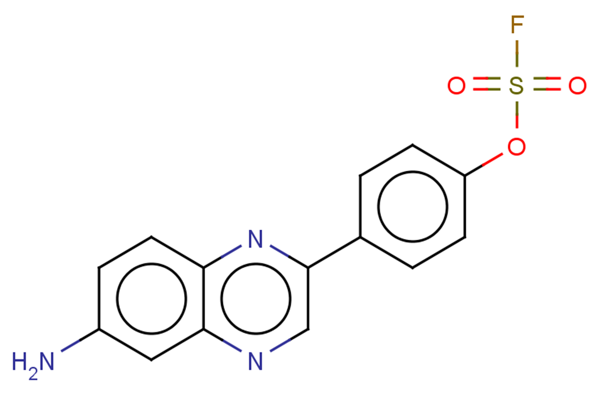 4-(6-aminoquinoxalin-2-yl)phenyl sulfurofluoridate