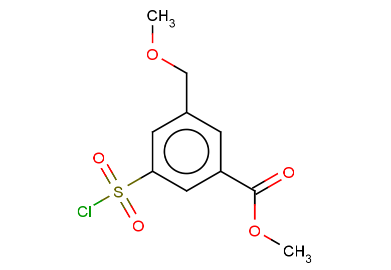 methyl 3-(chlorosulfonyl)-5-(methoxymethyl)benzoate