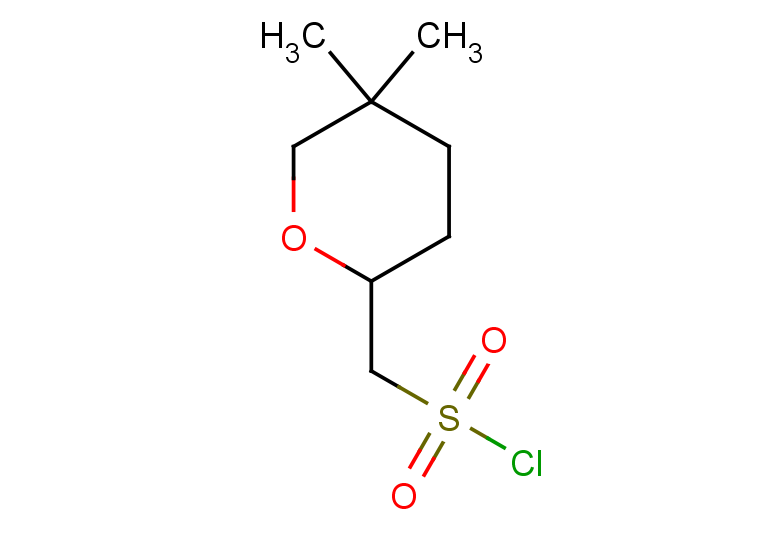(5,5-dimethyloxan-2-yl)methanesulfonyl chloride