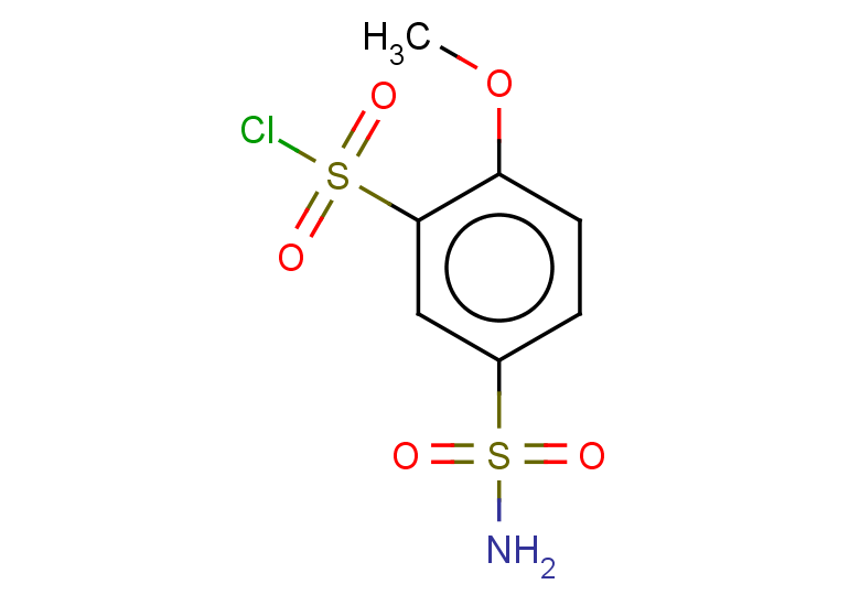 2-methoxy-5-sulfamoylbenzene-1-sulfonyl chloride