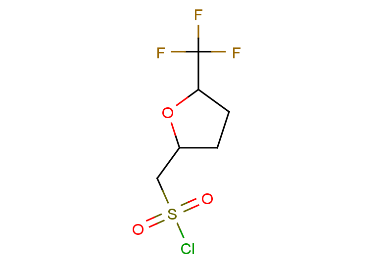 [5-(trifluoromethyl)oxolan-2-yl]methanesulfonyl chloride, Mixture of diastereomers