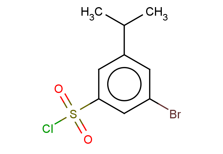 3-bromo-5-(propan-2-yl)benzene-1-sulfonyl chloride