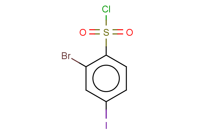2-bromo-4-iodobenzene-1-sulfonyl chloride