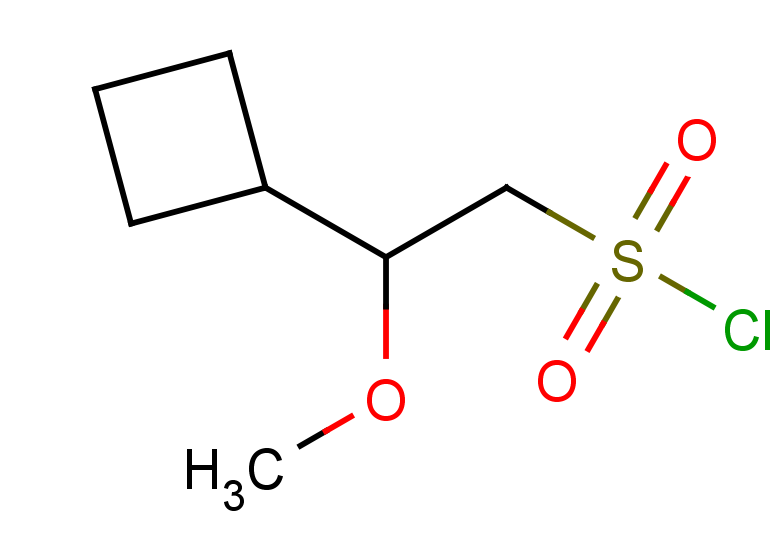 2-cyclobutyl-2-methoxyethane-1-sulfonyl chloride