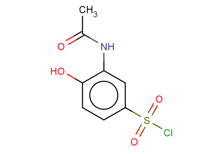 3-acetamido-4-hydroxybenzene-1-sulfonyl chloride