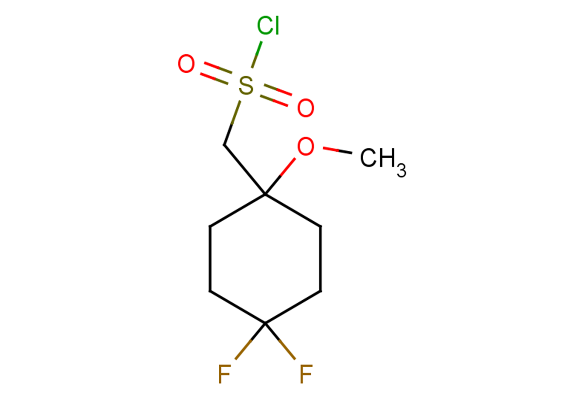 (4,4-difluoro-1-methoxycyclohexyl)methanesulfonyl chloride
