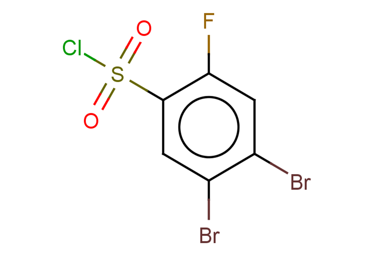 4,5-dibromo-2-fluorobenzene-1-sulfonyl chloride