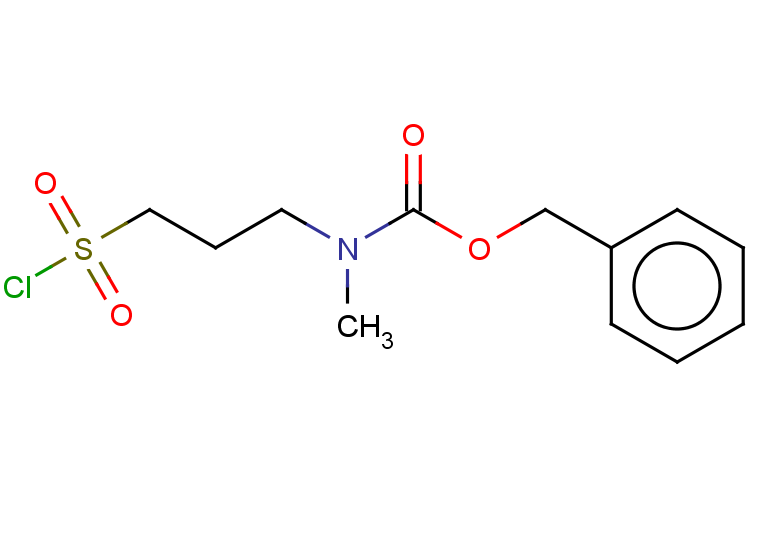 benzyl N-[3-(chlorosulfonyl)propyl]-N-methylcarbamate