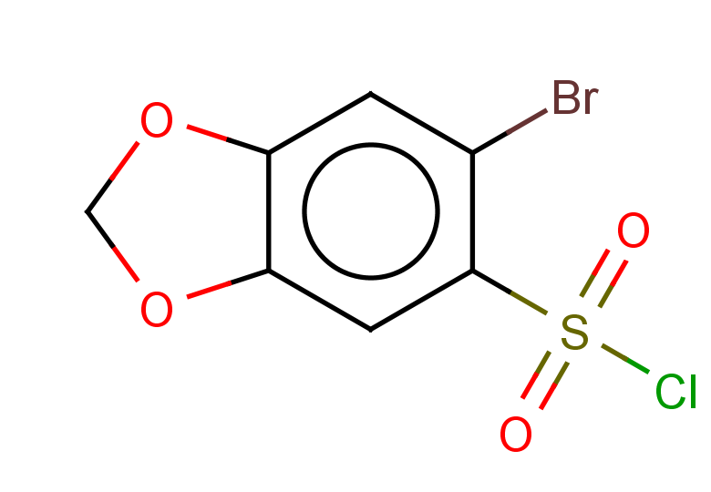 6-bromo-1,3-dioxaindane-5-sulfonyl chloride