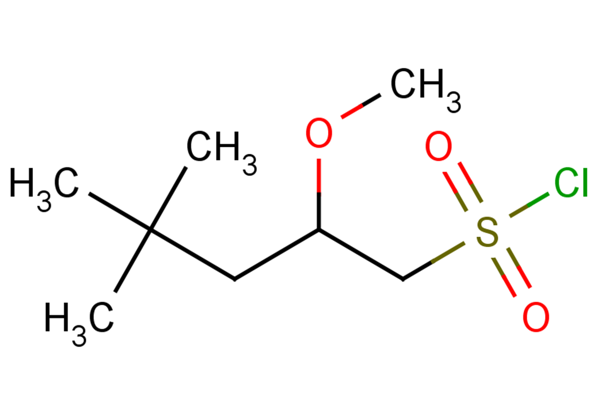2-methoxy-4,4-dimethylpentane-1-sulfonyl chloride