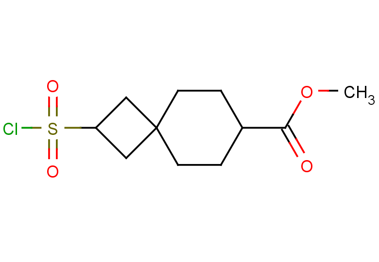 methyl 2-(chlorosulfonyl)spiro[3.5]nonane-7-carboxylate