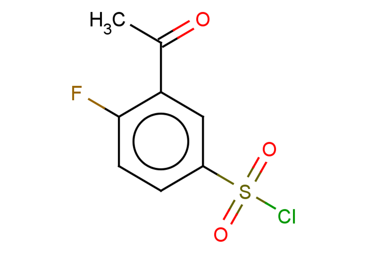 3-acetyl-4-fluorobenzene-1-sulfonyl chloride