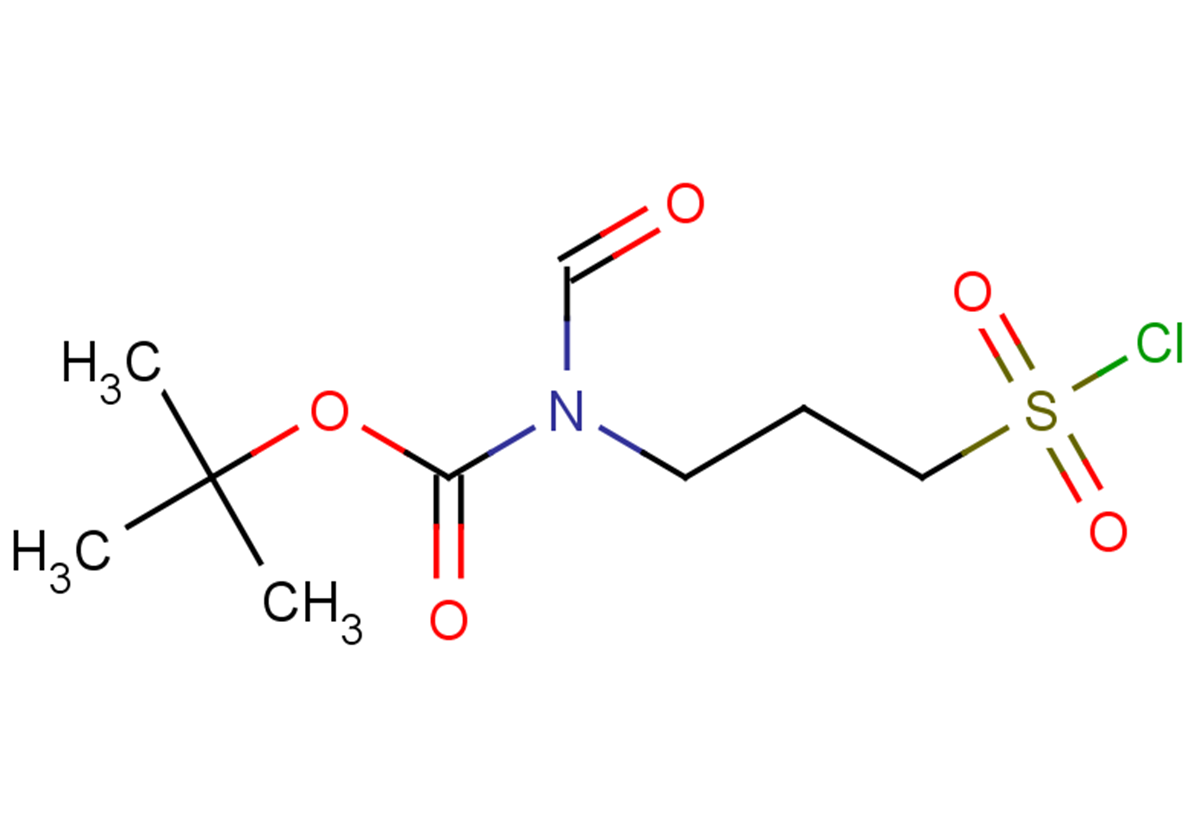 tert-butyl N-[3-(chlorosulfonyl)propyl]-N-formylcarbamate