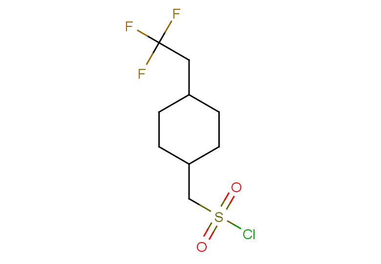 [4-(2,2,2-trifluoroethyl)cyclohexyl]methanesulfonyl chloride, Mixture of diastereomers