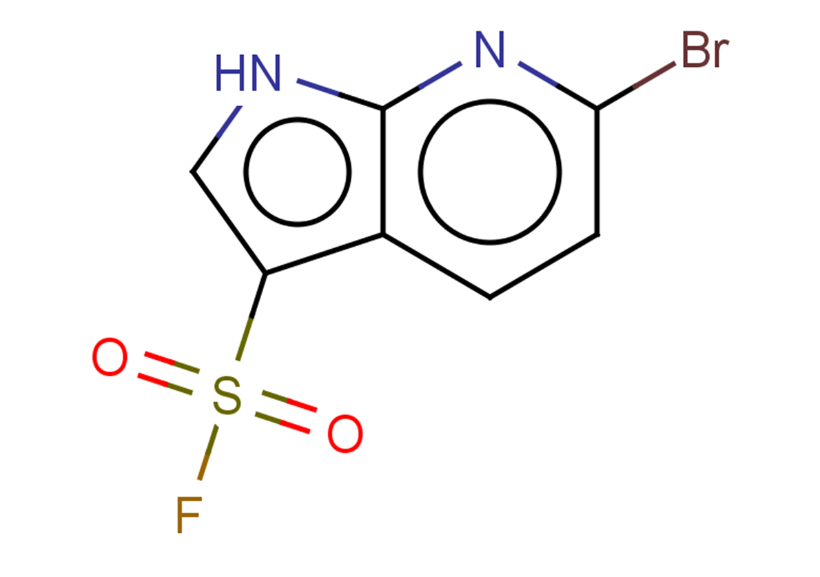 6-bromo-1H-pyrrolo[2,3-b]pyridine-3-sulfonyl fluoride