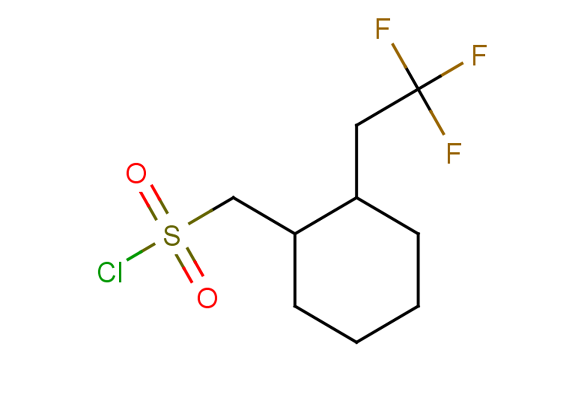 [2-(2,2,2-trifluoroethyl)cyclohexyl]methanesulfonyl chloride, Mixture of diastereomers