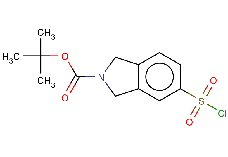 tert-butyl 5-(chlorosulfonyl)-2,3-dihydro-1H-isoindole-2-carboxylate