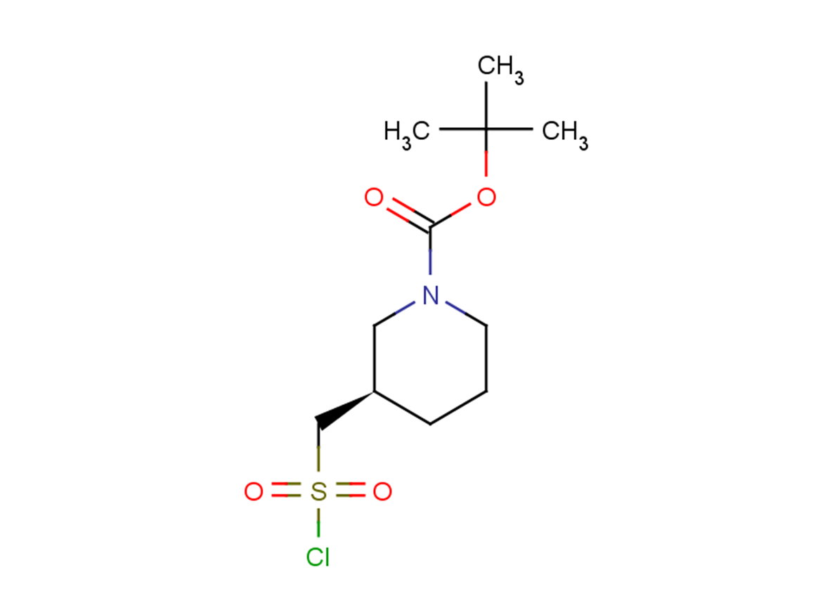 tert-butyl (3R)-3-[(chlorosulfonyl)methyl]piperidine-1-carboxylate
