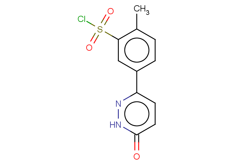 2-methyl-5-(6-oxo-1,6-dihydropyridazin-3-yl)benzene-1-sulfonyl chloride