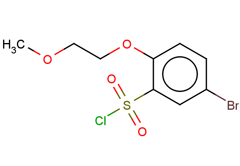 5-bromo-2-(2-methoxyethoxy)benzene-1-sulfonyl chloride