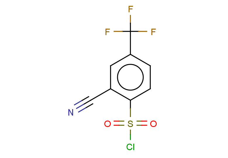 2-cyano-4-(trifluoromethyl)benzene-1-sulfonyl chloride