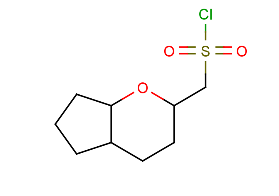 {octahydrocyclopenta[b]pyran-2-yl}methanesulfonyl chloride, Mixture of diastereomers