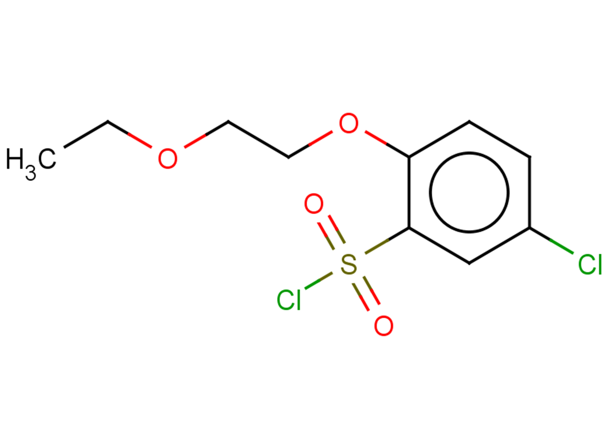 5-chloro-2-(2-ethoxyethoxy)benzene-1-sulfonyl chloride
