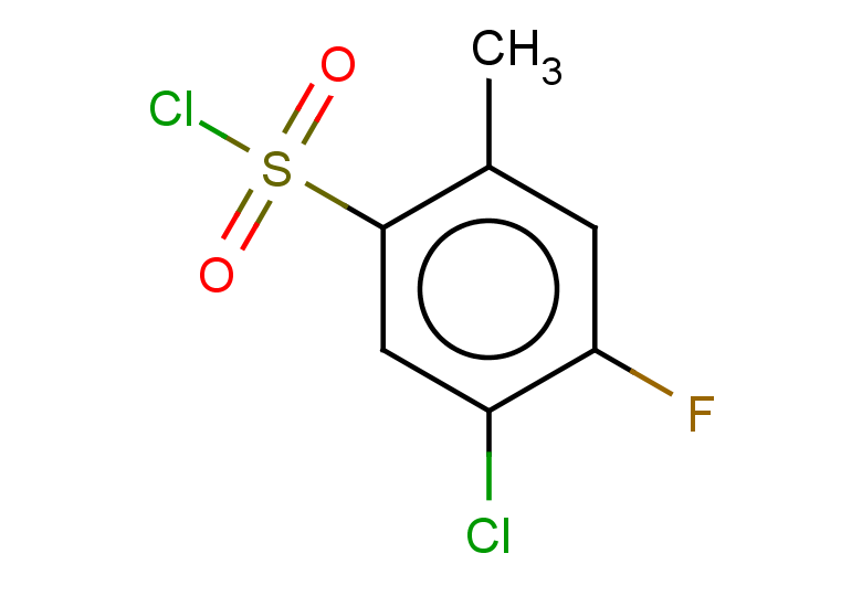 5-chloro-4-fluoro-2-methylbenzene-1-sulfonyl chloride