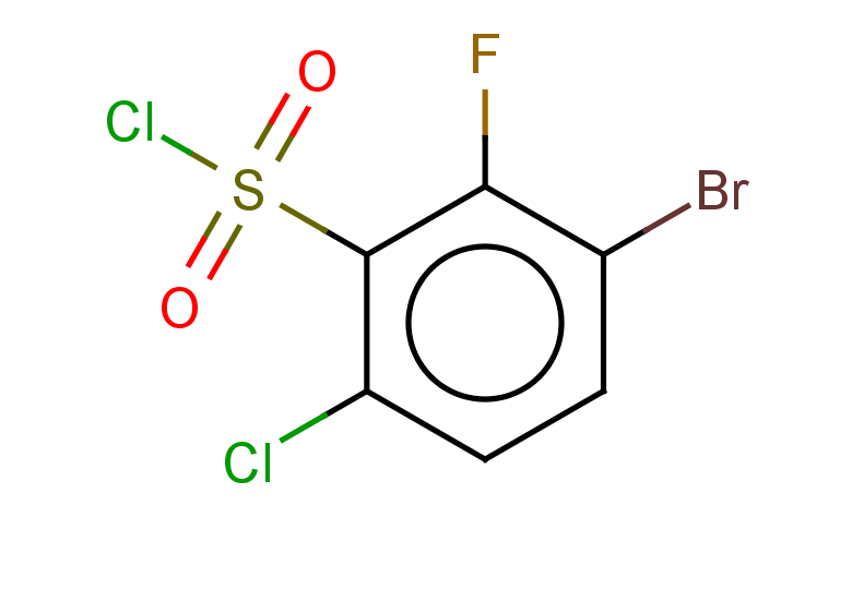 3-bromo-6-chloro-2-fluorobenzene-1-sulfonyl chloride