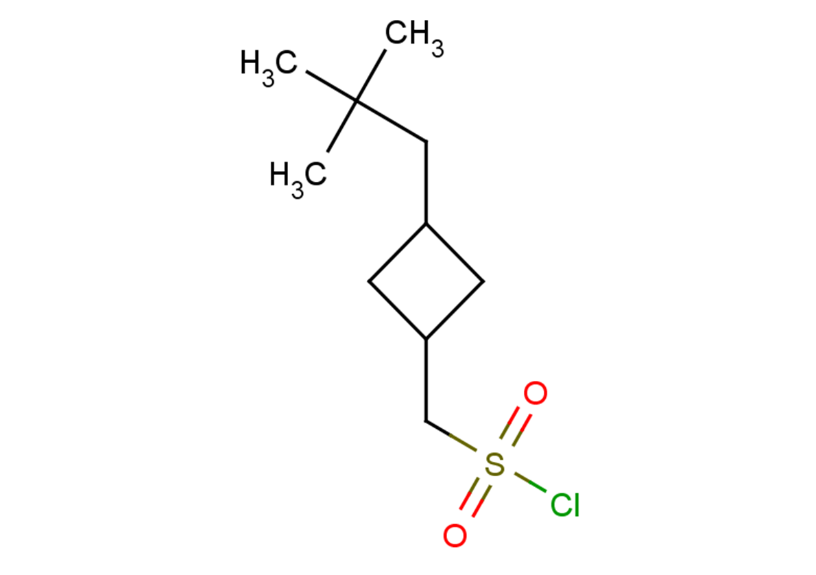 [3-(2,2-dimethylpropyl)cyclobutyl]methanesulfonyl chloride, Mixture of diastereomers