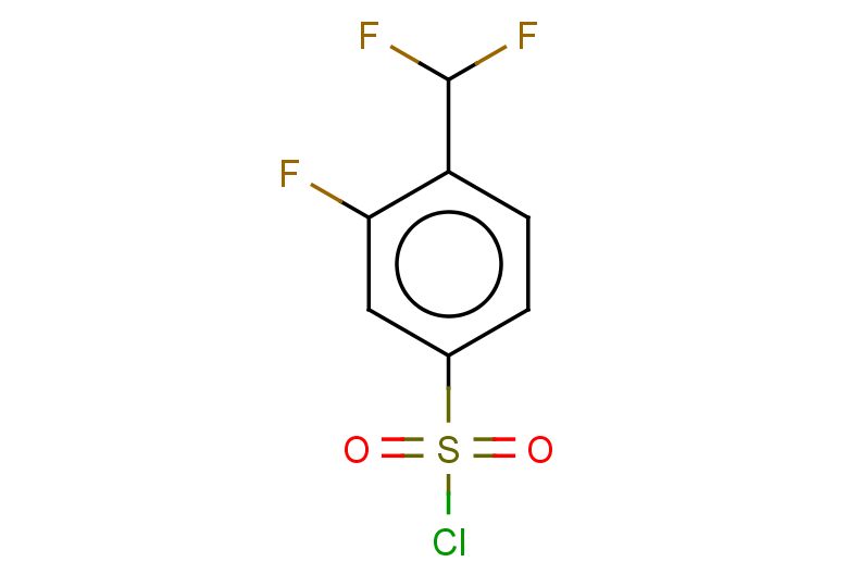 4-(difluoromethyl)-3-fluorobenzene-1-sulfonyl chloride