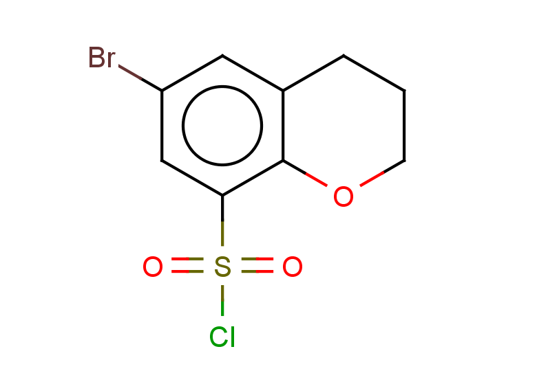6-bromo-3,4-dihydro-2H-1-benzopyran-8-sulfonyl chloride