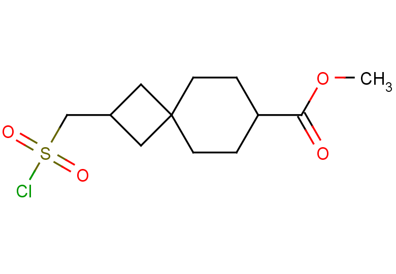 methyl 2-[(chlorosulfonyl)methyl]spiro[3.5]nonane-7-carboxylate