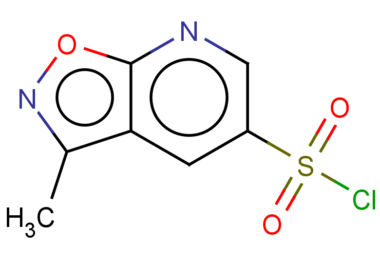 3-methyl-[1,2]oxazolo[5,4-b]pyridine-5-sulfonyl chloride
