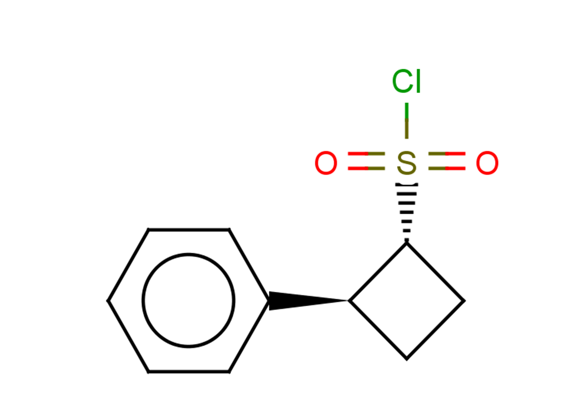 rac-(1R,2S)-2-phenylcyclobutane-1-sulfonyl chloride, trans
