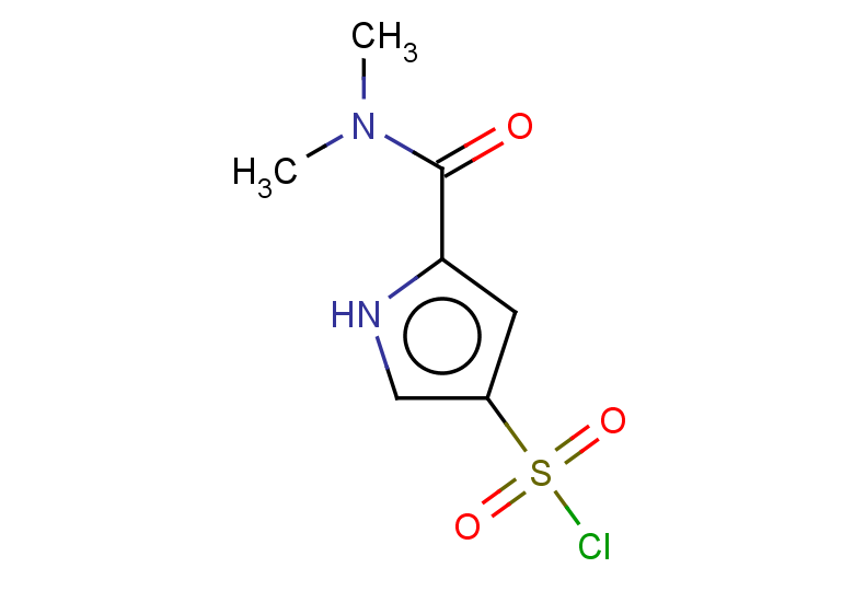 5-(dimethylcarbamoyl)-1H-pyrrole-3-sulfonyl chloride