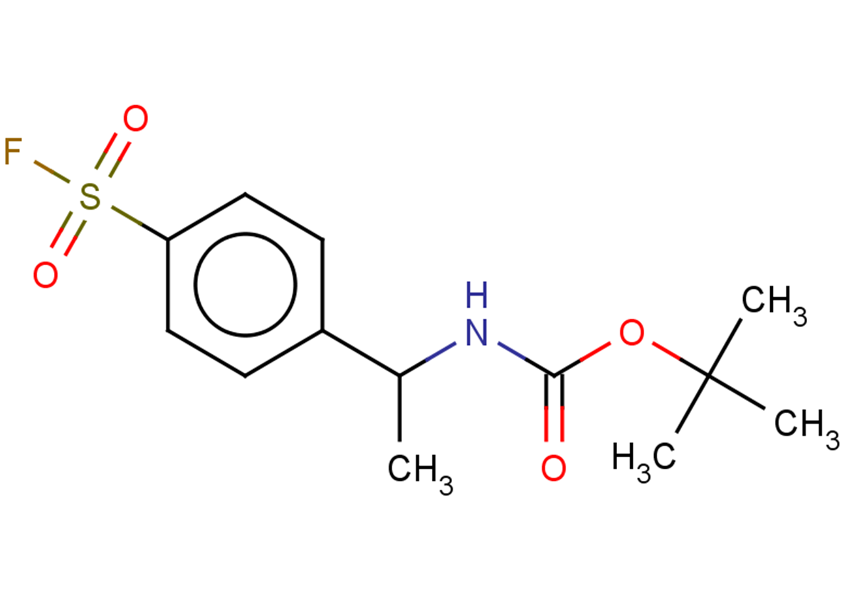 tert-butyl N-{1-[4-(fluorosulfonyl)phenyl]ethyl}carbamate