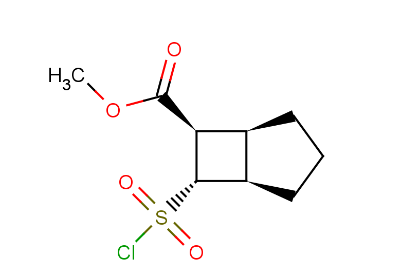rac-methyl (1R,5S,6R,7S)-7-(chlorosulfonyl)bicyclo[3.2.0]heptane-6-carboxylate