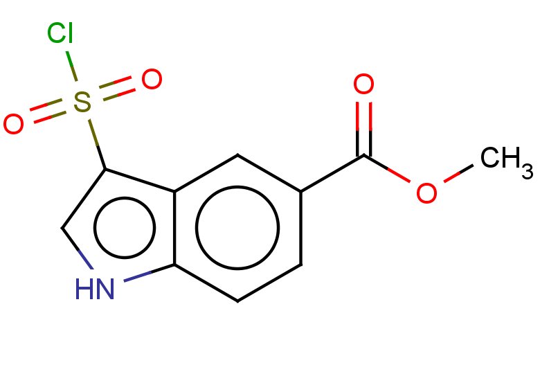 methyl 3-(chlorosulfonyl)-1H-indole-5-carboxylate