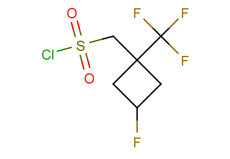 [3-fluoro-1-(trifluoromethyl)cyclobutyl]methanesulfonyl chloride