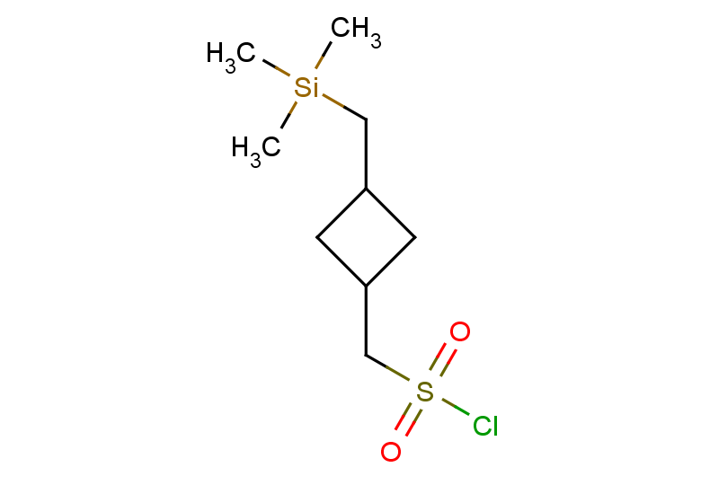 {3-[(trimethylsilyl)methyl]cyclobutyl}methanesulfonyl chloride, Mixture of diastereomers