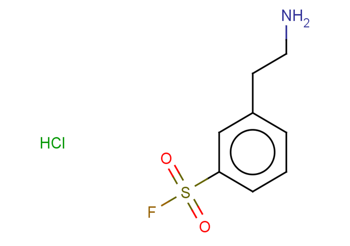 3-(2-aminoethyl)benzene-1-sulfonyl fluoride hydrochloride